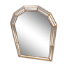 Miroir pare close en bois et stuc