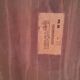 Coffee table of the 60s brutalist compass feet stamped M.G