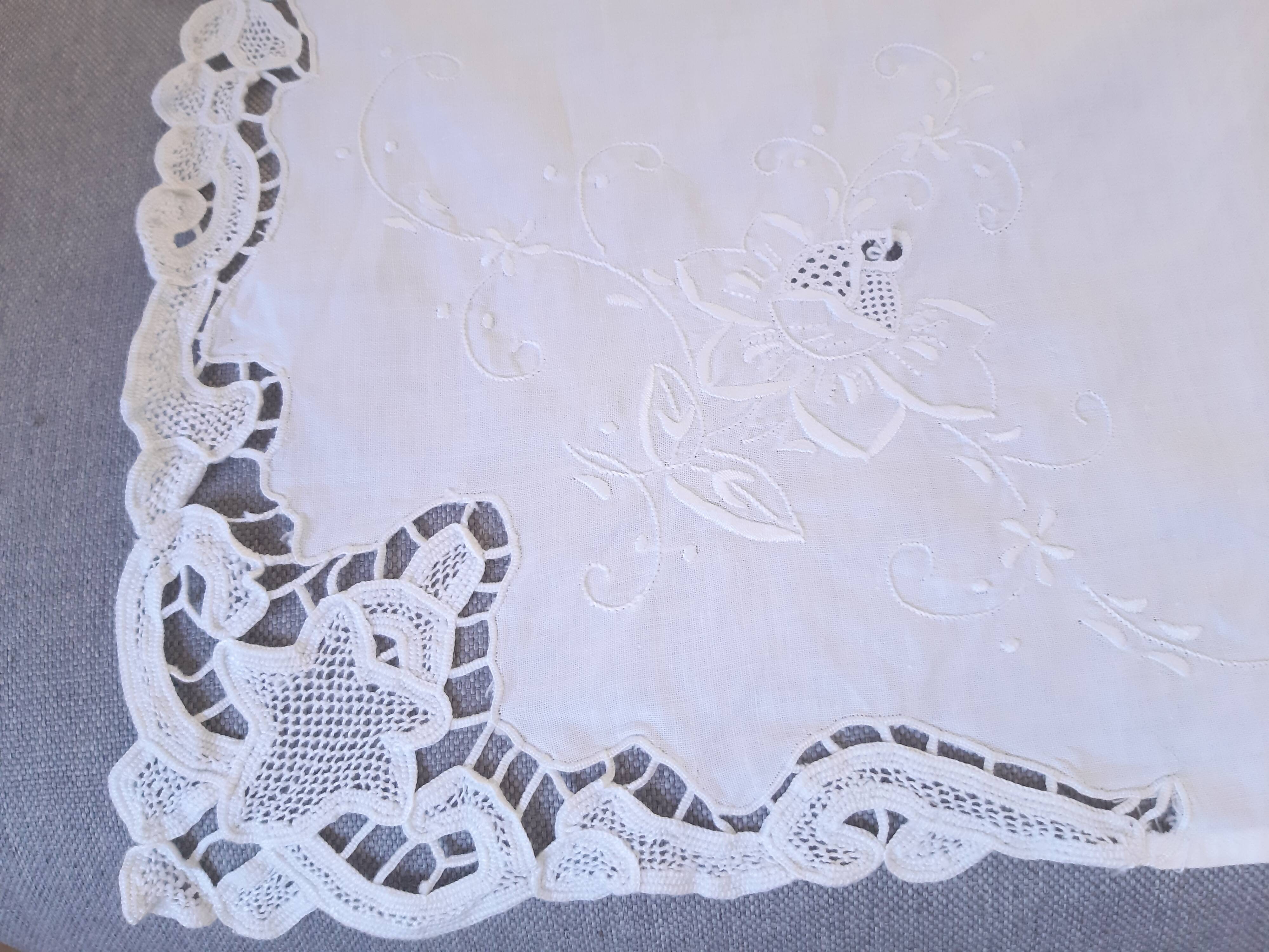 Old embroidered sheet 310 x 230