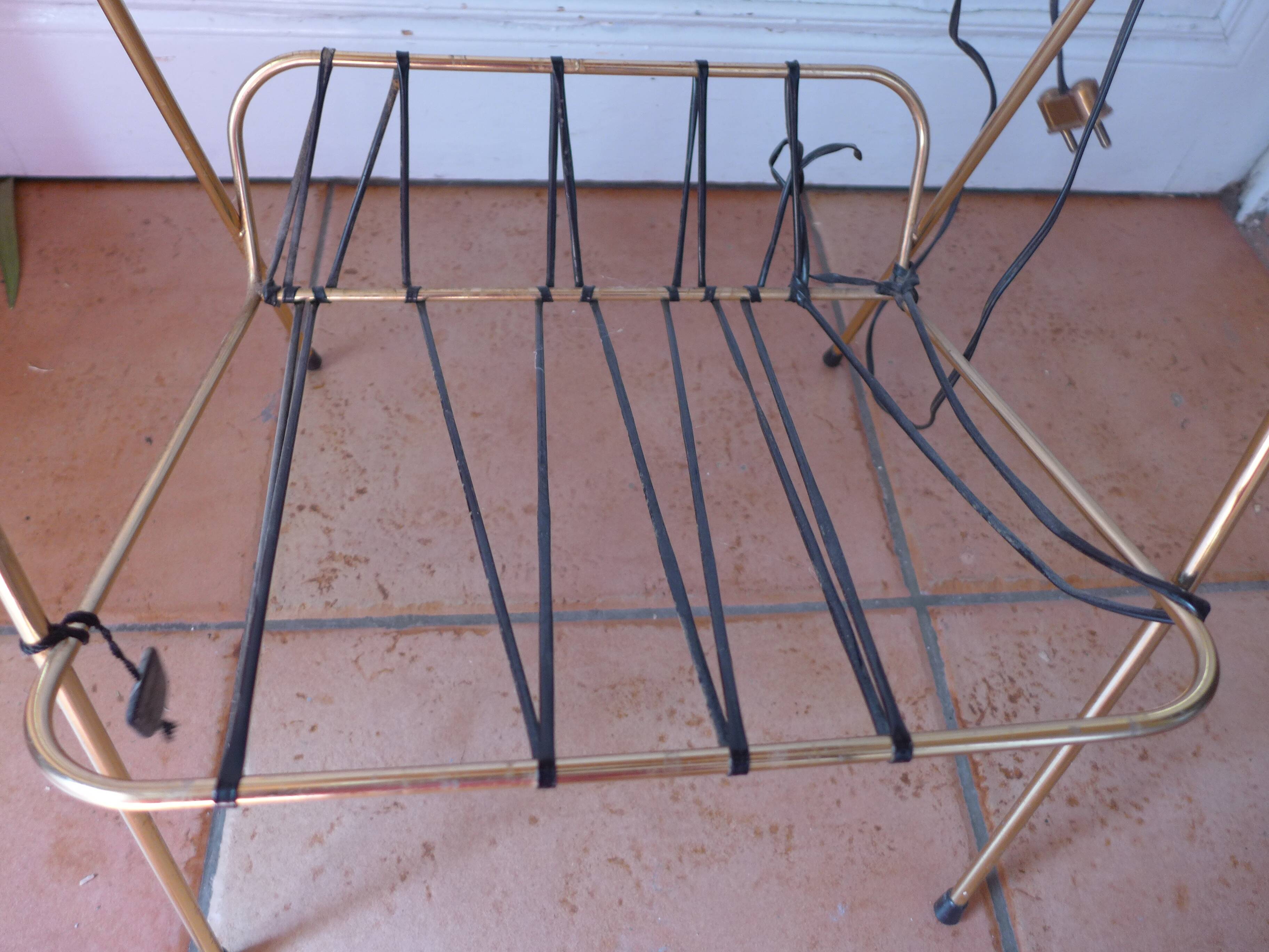 Lampadaire liseuse vintage années 60