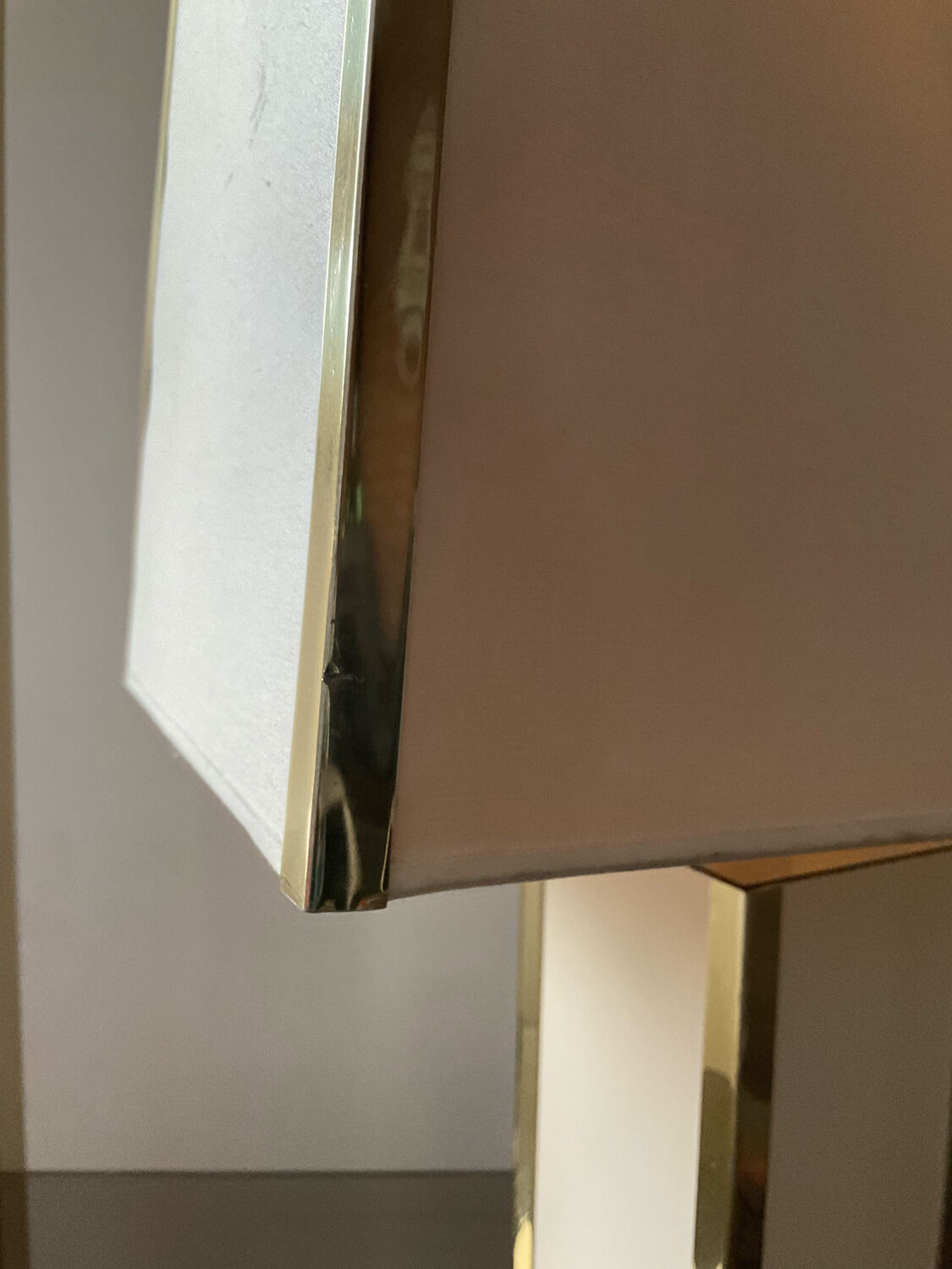 Vintage lamp from the 60s-70s in metal and brass