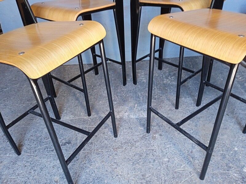 4 vintage design bar top stool