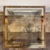 Chrome and brass coffee table, 1970