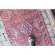 Tapis couloir turc vintage noué à la main des années 1960 - 82x361