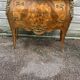 Louis XV style chest of drawers, inlaid with flowers