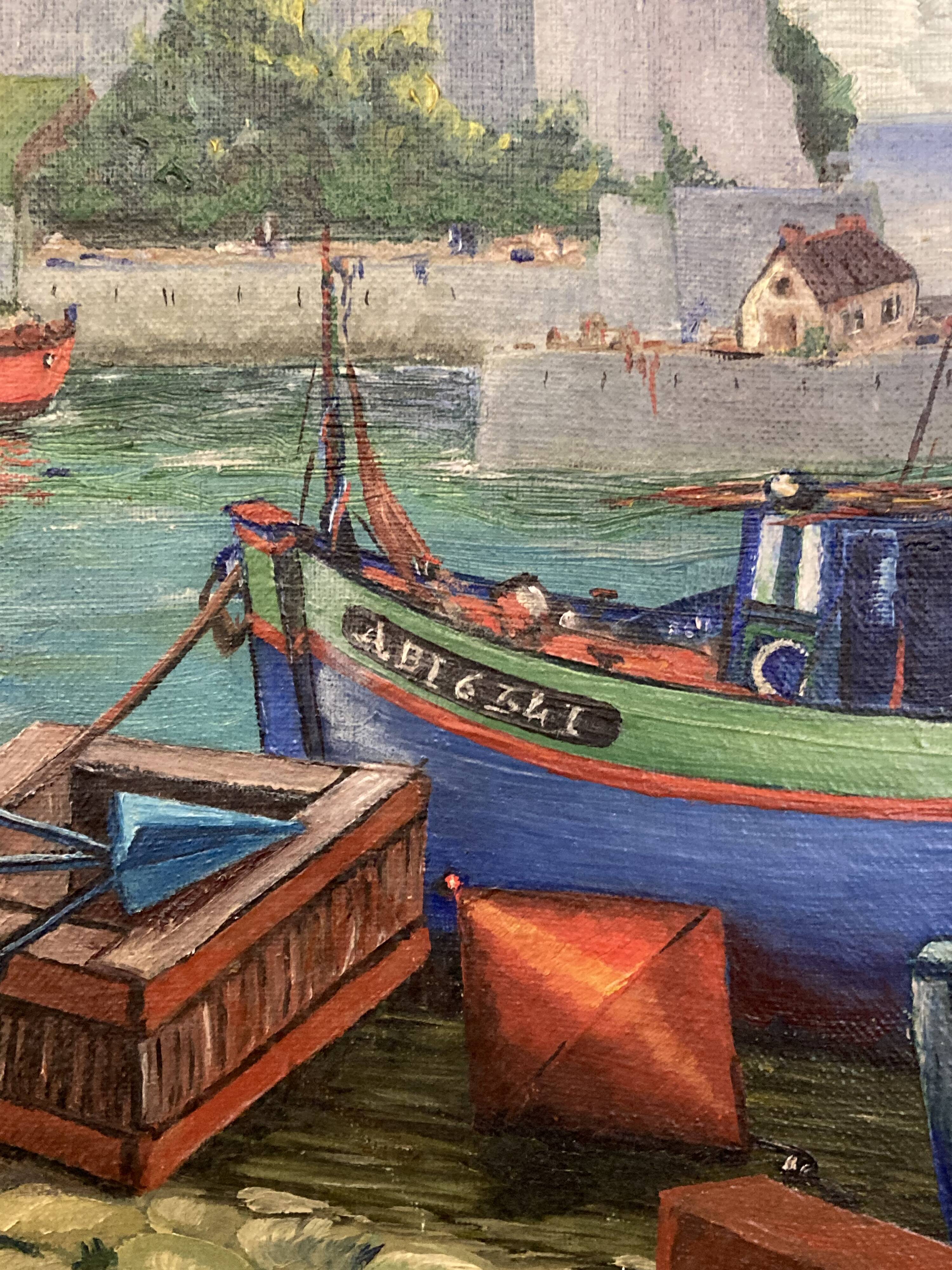 Port of Belle-Île-En-Mer, Citadel, oil on canvas