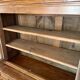 Antique two-body buffet in solid wood
