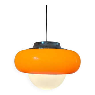 Large Rare Mid-Century Pendant by Meblo, Harvey Guzzini, AGE, Italy, 1970