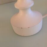Glass globe bedside lamp/ vintage 60s-70s