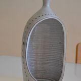 Ceramic stoneware candle holder from the 1970s.