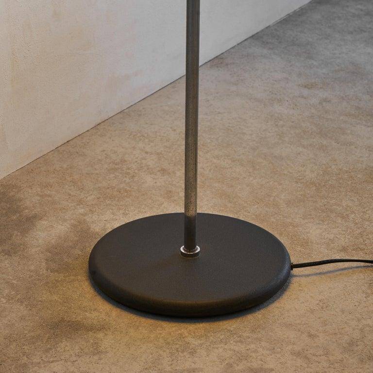 Spherical floor lamp in metal and acrylic, 1960s