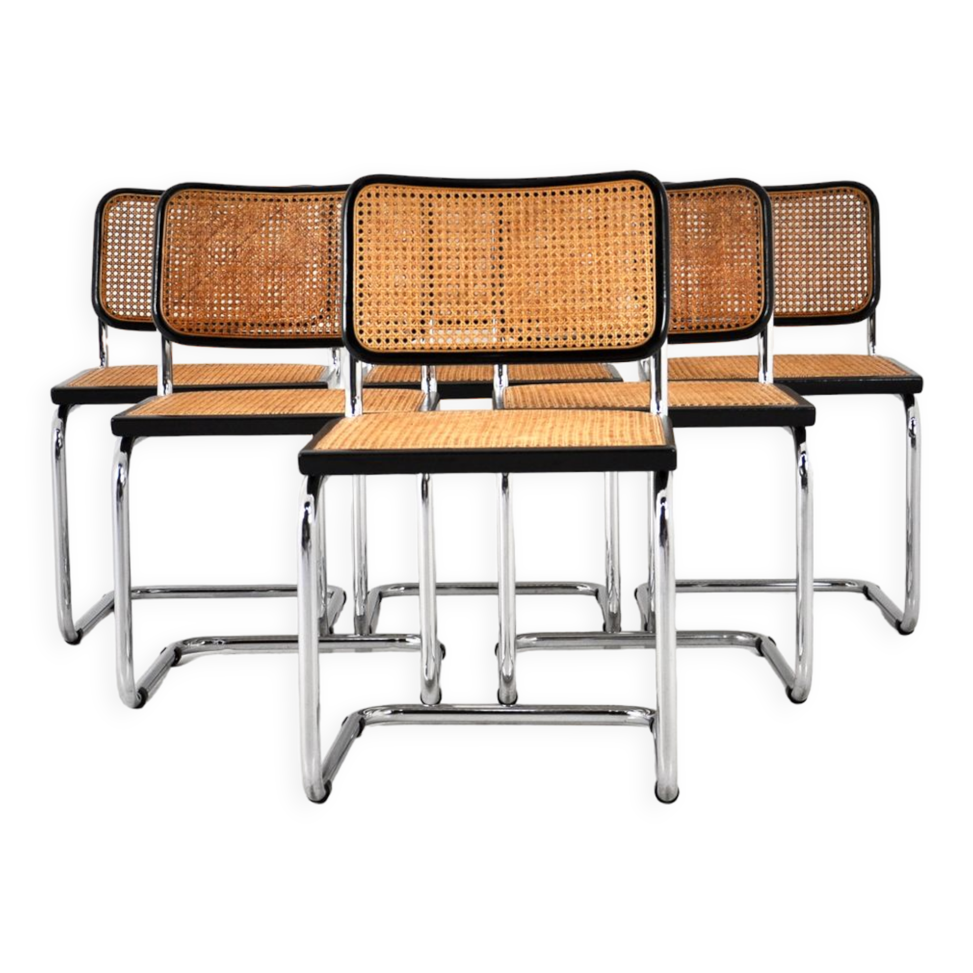 Dining chairs B32 by Marcel Breuer, set of 6