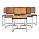 Dining chairs B32 by Marcel Breuer, set of 6