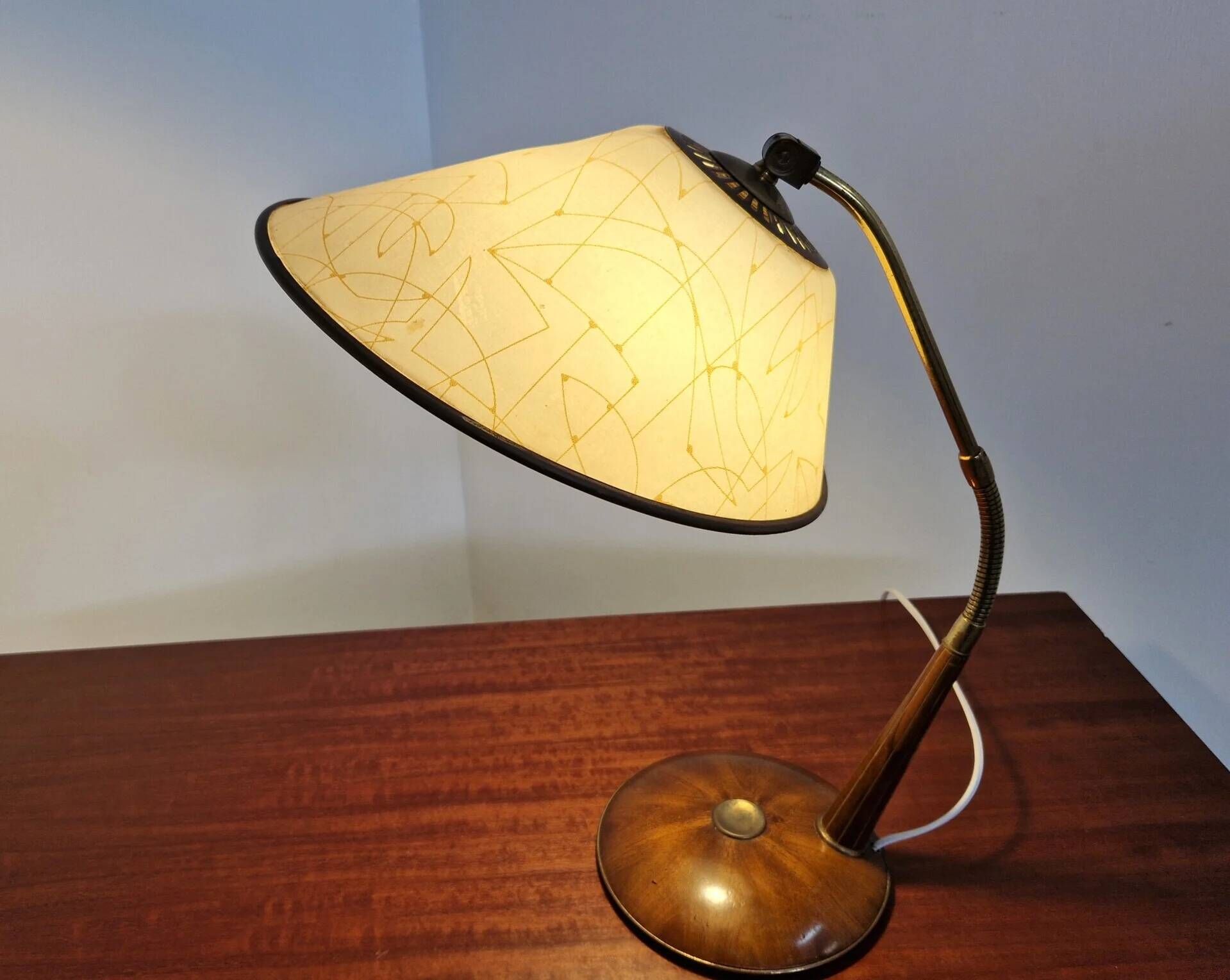 Temde Leuchten | Lampe de bureau des années 50
