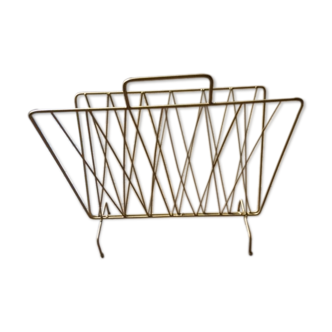 Gold metal magazine holder