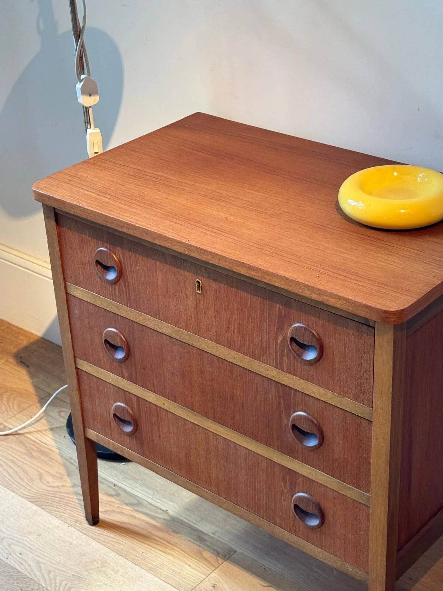 Vintage Scandinavian teak "Mia" chest of drawers