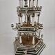 19th century handmade Christmas pyramid – rare and beautiful German folk art piece
