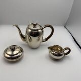Three-Piece Bauhaus Silver Coffee Set, Grininger, Heilbronn, 1930