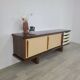 Vintage brutalist sideboard design 1970s