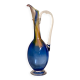 Blue carafe blown glass