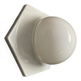 Vintage octagonal wall lamp from the 70s