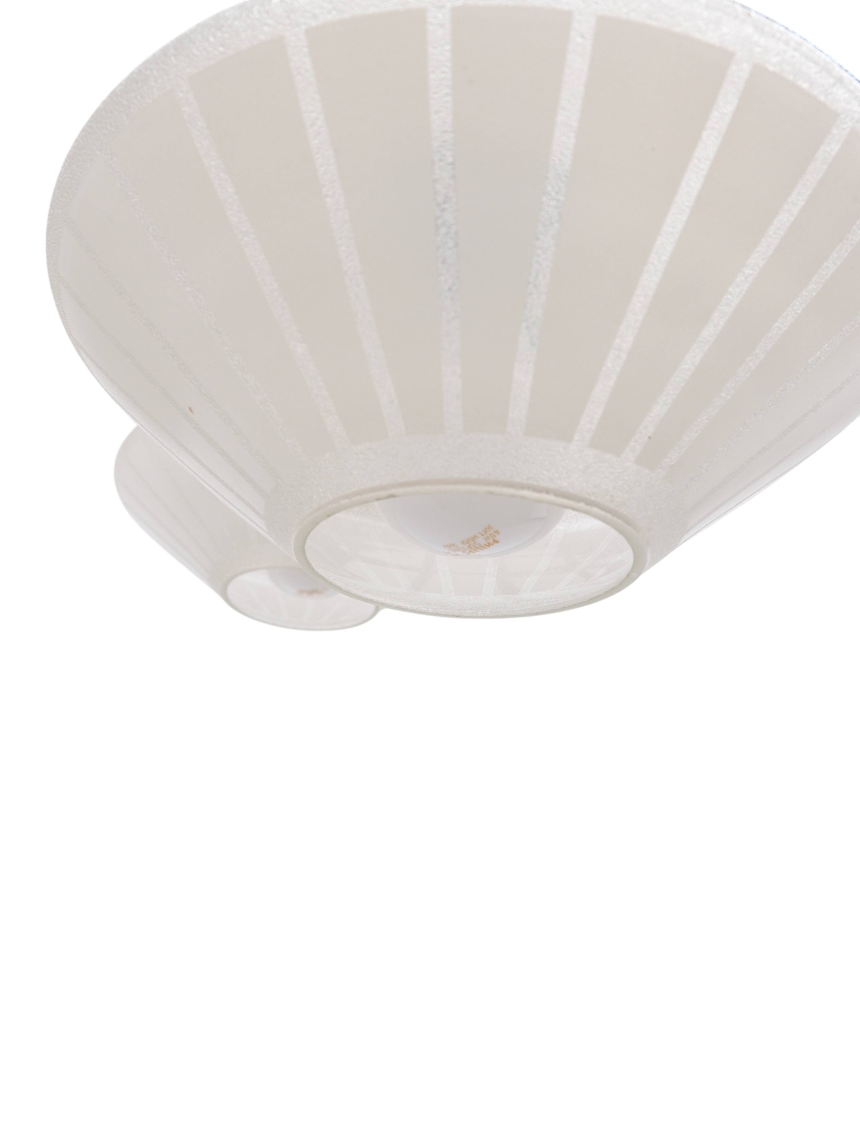 Glass hanging lamp, 1960s