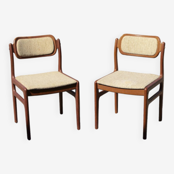 Pair of vintage chairs by johannes andersen 1960