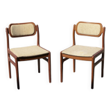 Pair of vintage chairs by johannes andersen 1960