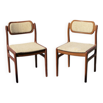 Pair of vintage chairs by johannes andersen 1960