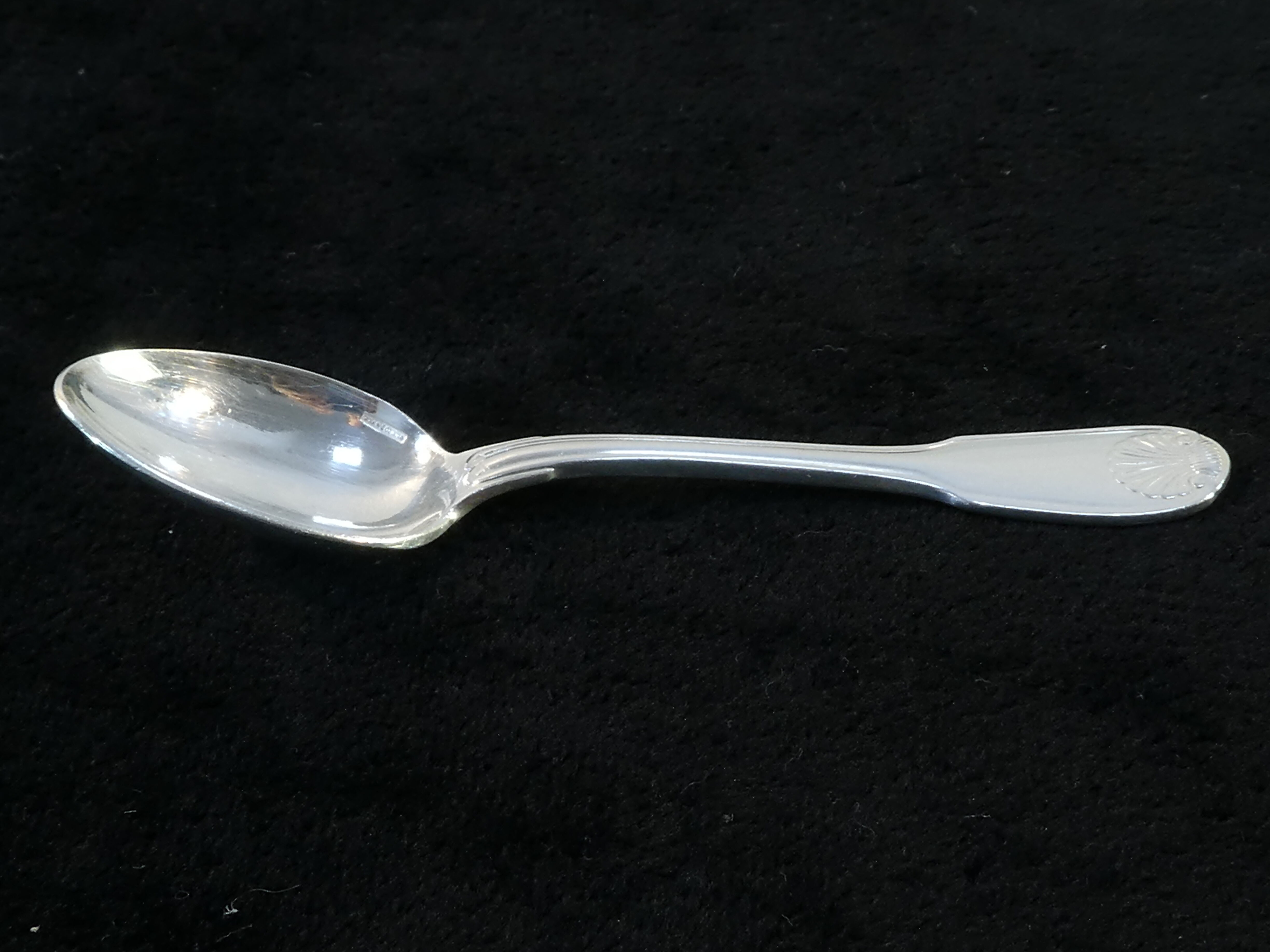 12 mocha spoons christofle model vendome