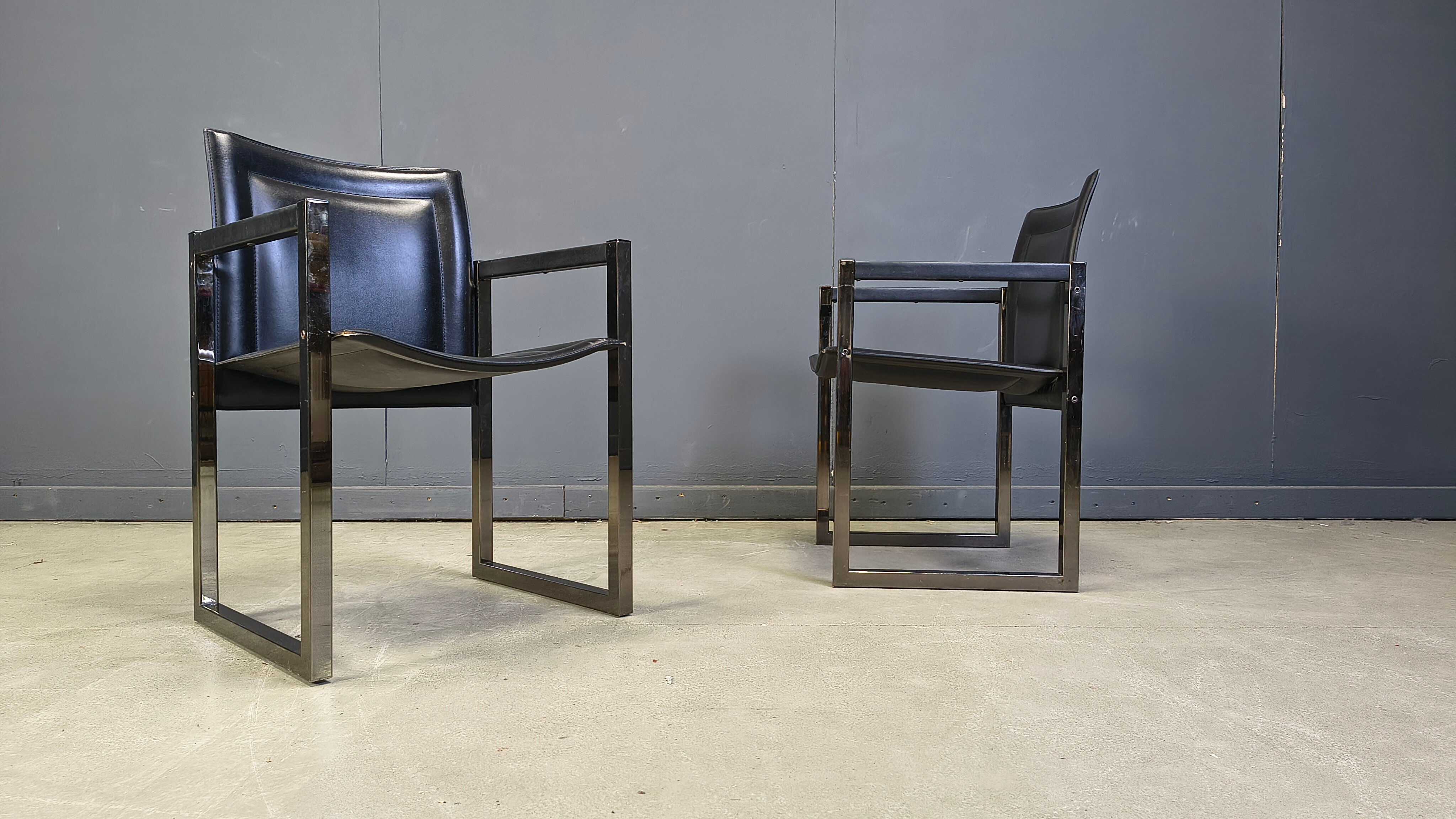 Vintage dining chairs by Arrben, 1980s
