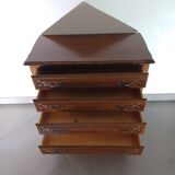 Louis XV style four-drawer chest of drawers