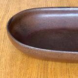 Vintage brown Dutch ceramic dish