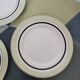 Lot n°2 de 5 assiettes à dessert Opaceline de Salins