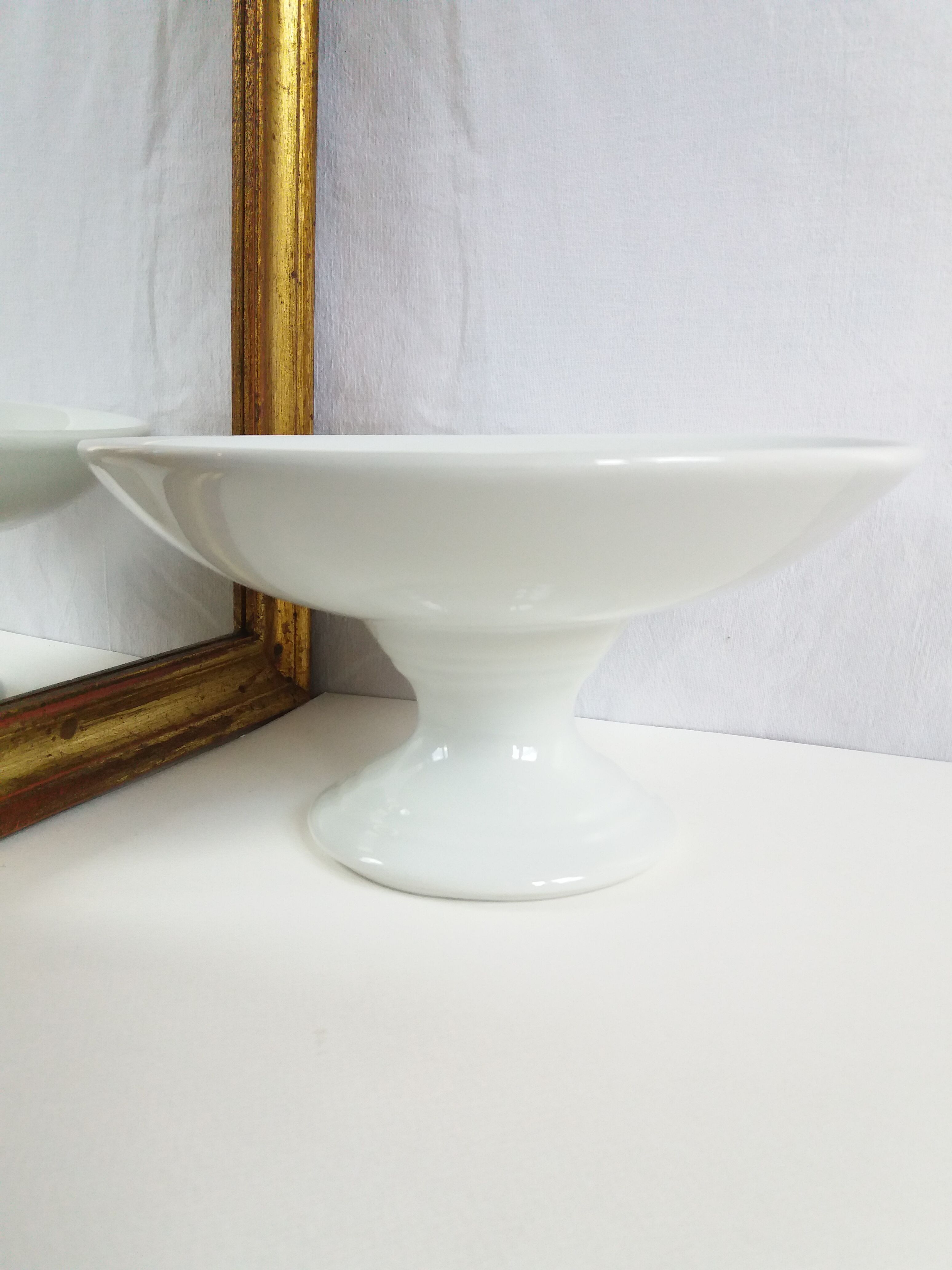 White porcelain dish