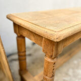 Old oak farm bench