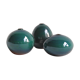 Suite of 3 green ceramics by Antonio Lampecco