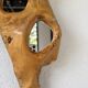 Set de 4 miroirs organiques brutalistes en bois années 50