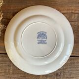 6 Staffordshire England “countryside” dinner plates