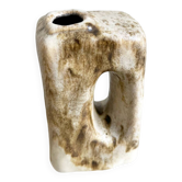 Petit vase vintage en céramique Marei - vase bloc - lave grasse - Allemagne de l'Ouest