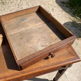 Oak desk with 2 drawers, 97 x 58 cm