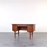 Mid-Century Danish Teak Executive Desk, 1960s.