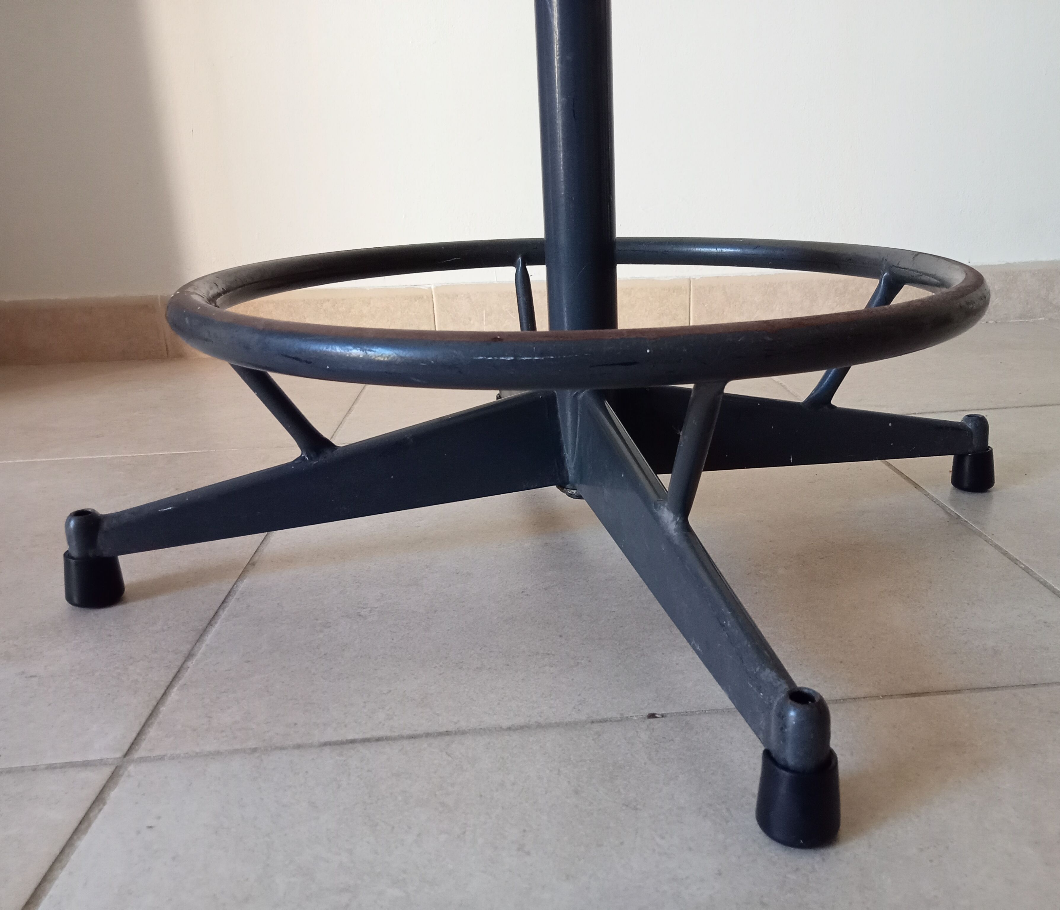 Vintage industrial workshop stool SIPE ITALY 1960s