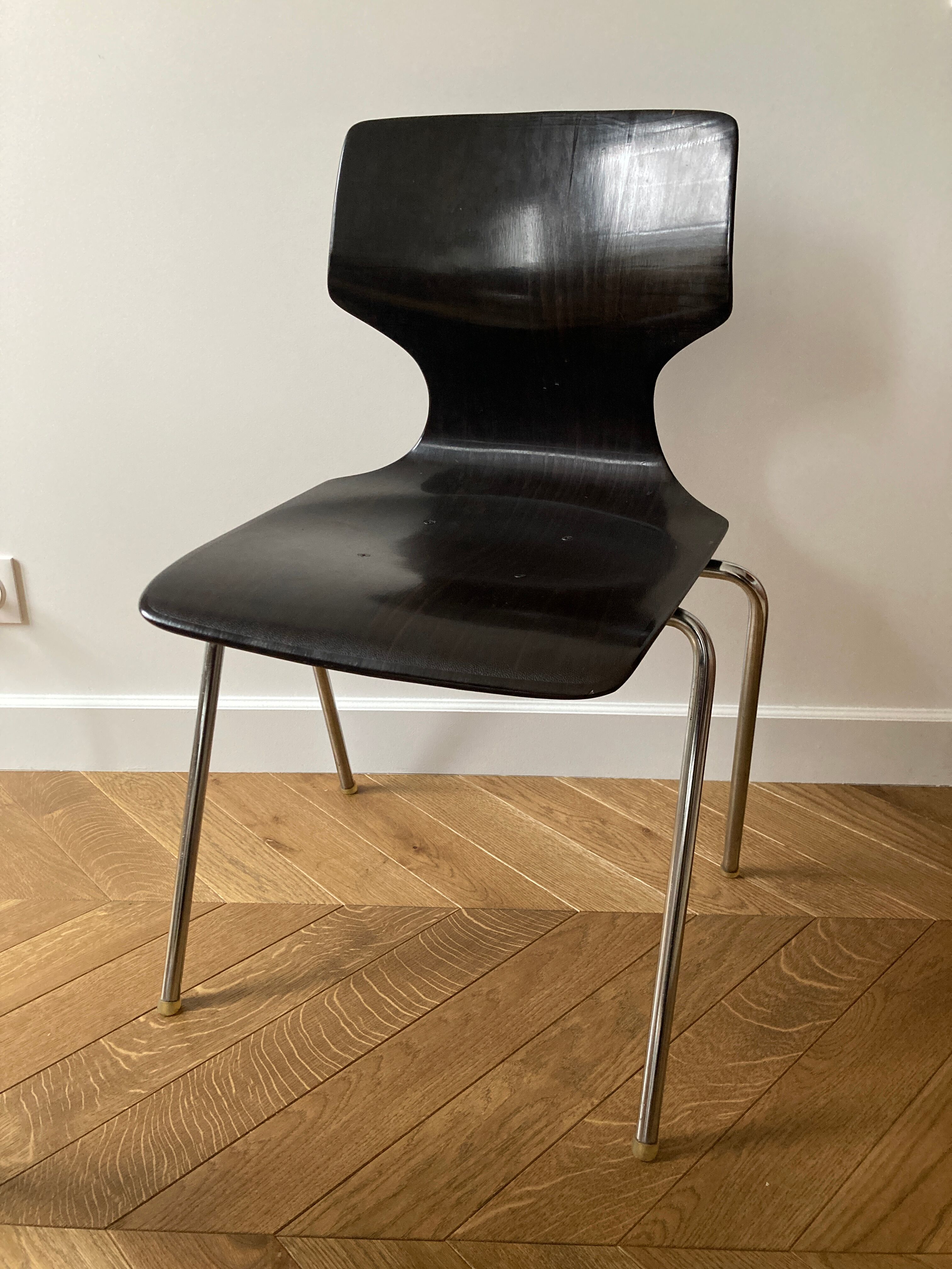4 chaises Flötotto Pagwood vintage