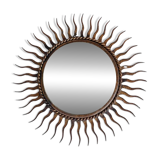 Authentic small sun mirror from the 1960s/70s