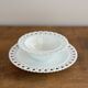 Opal heart bowl and dish