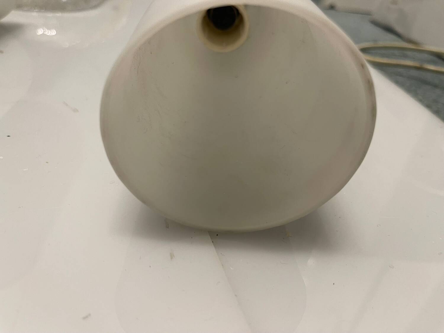 Opaline Glass Chrome Sconces 1960’s