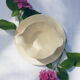 Saucière Digoin Sarreguemines blue Rose porcelain pattern "Cannes"