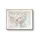 Old map of Asia 1887 – Vintage geographical map
