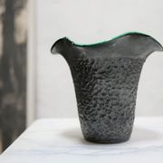 Vase corolle vintage en céramique